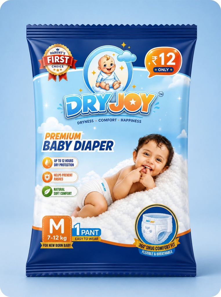 Baby Diaper (Medium)